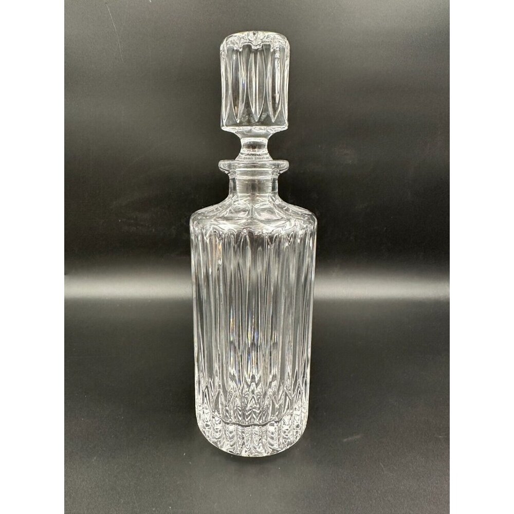 GORHAM ~WEST GERMANY LEAD CRYSTAL ALTHEA SPIRIT CUT ~DECANTER~ LOOKS UNUSED 11”